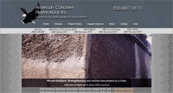 Desktop Screenshot of americanconcreterestorations.com