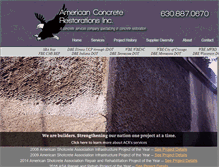 Tablet Screenshot of americanconcreterestorations.com